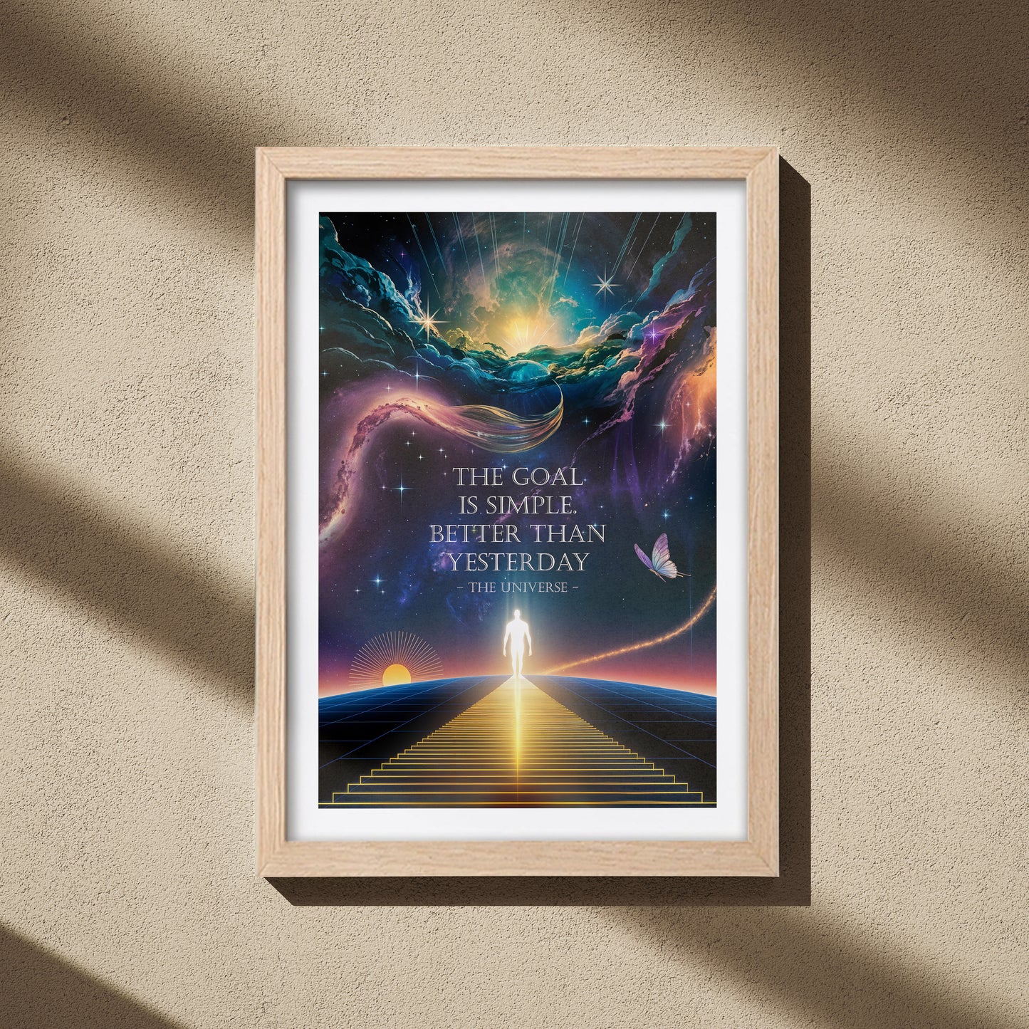 Better Than Yesterday Motivational Poster