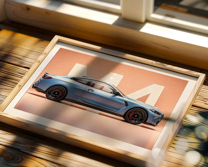 BMW M4 Performance Wall Frame