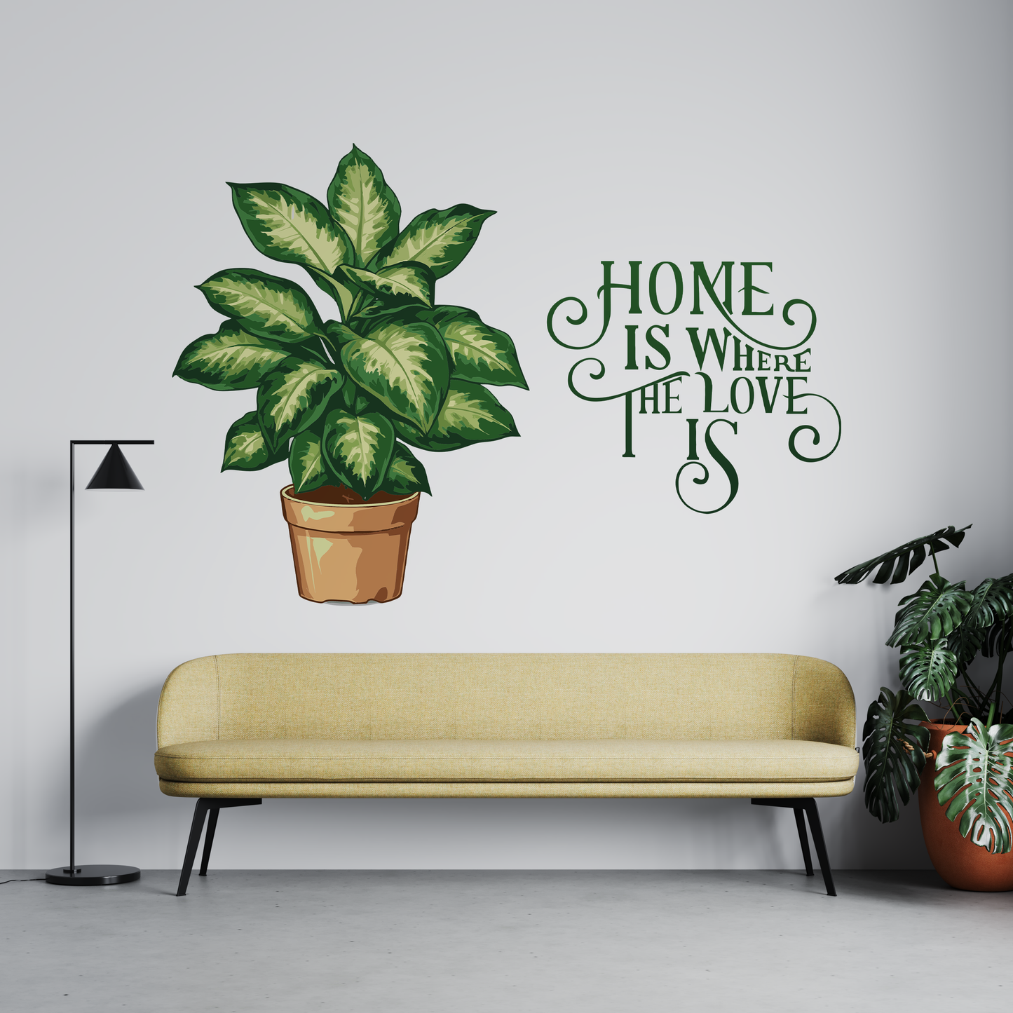 Home Is Where The Love Is Wall Sticker