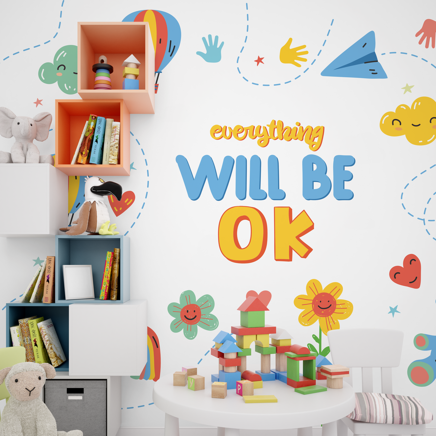 Everything Will Be OK Kids Wall Sticker