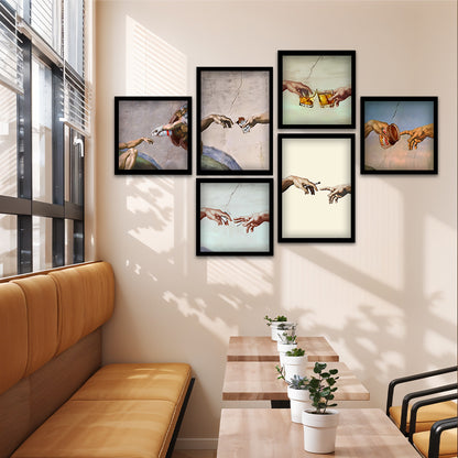 Modern Renaissance Pop Art Wall Art Set of 6