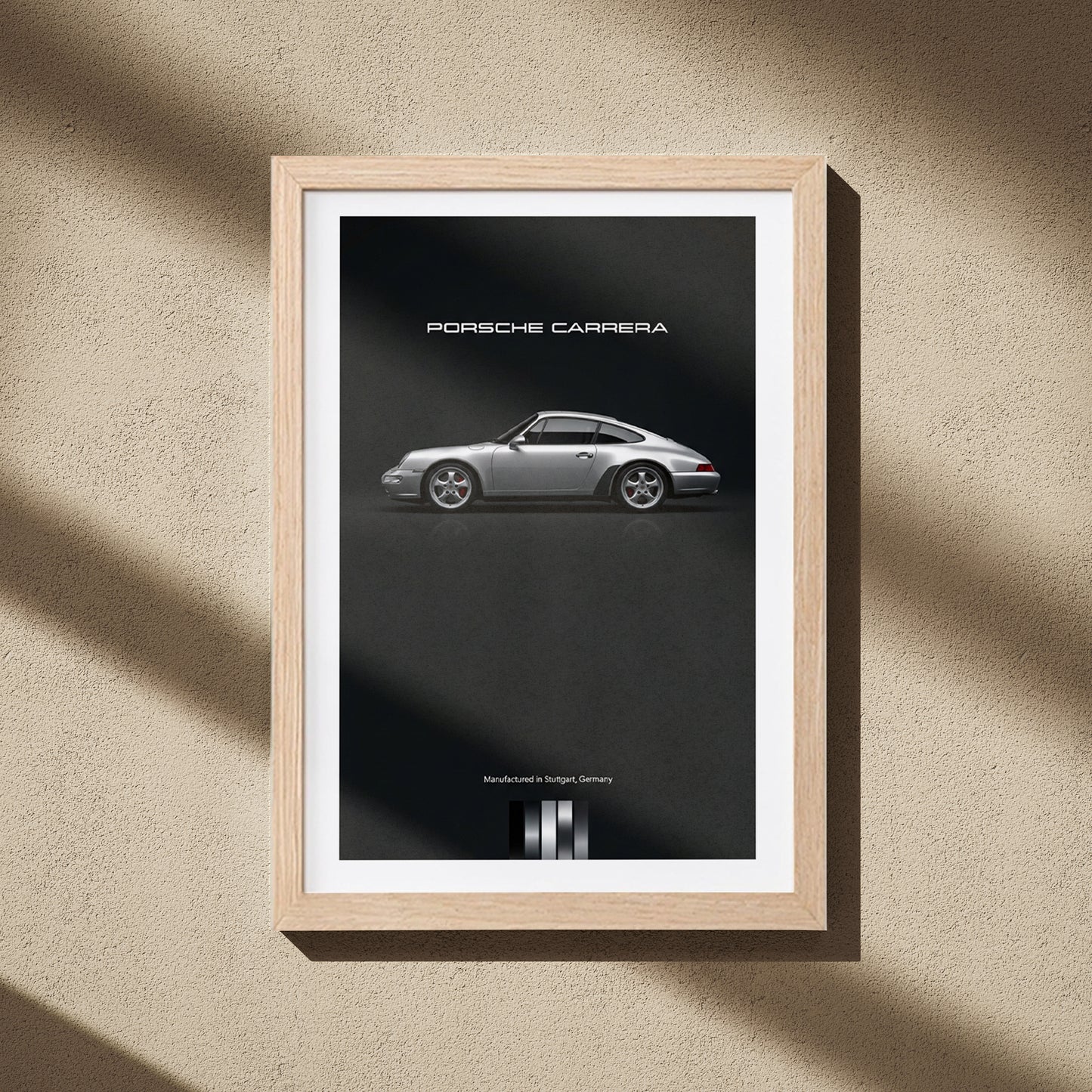 Porsche Carrera Wall Frame