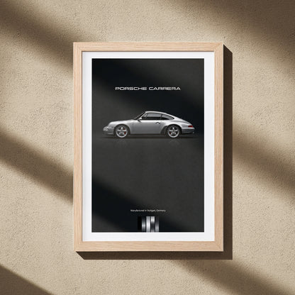 Porsche Carrera Wall Frame
