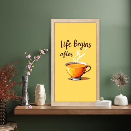 Tea Quote Wall Art