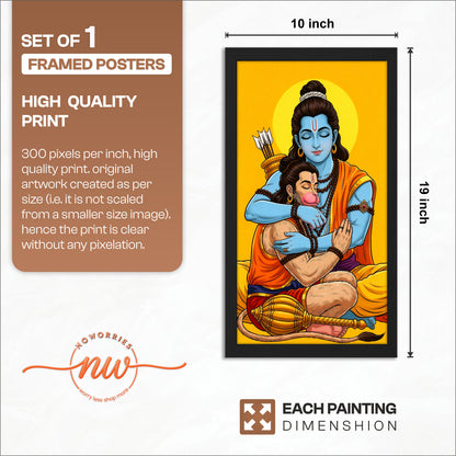 Ram Hanuman Wall Frame