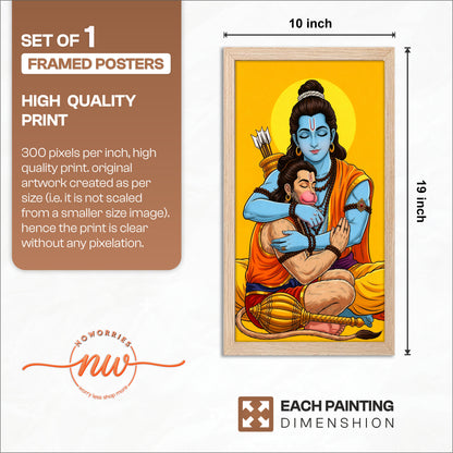 Ram Hanuman Wall Frame