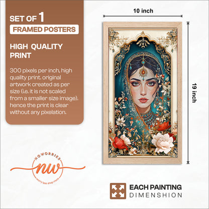 Royal Maiden Wall Frame