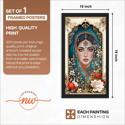Royal Maiden Wall Frame