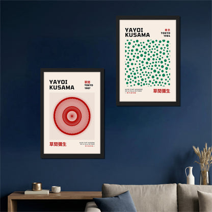 Yayoi Kusama Inspired Poster Set