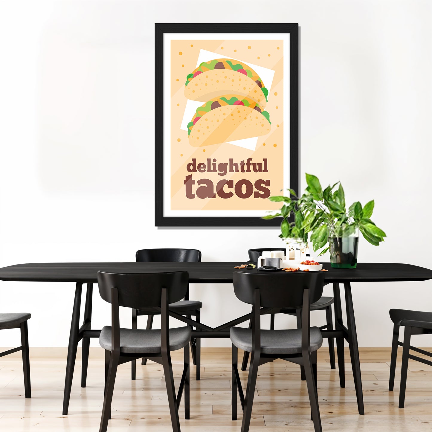 Tasty Tacos Wall Frame