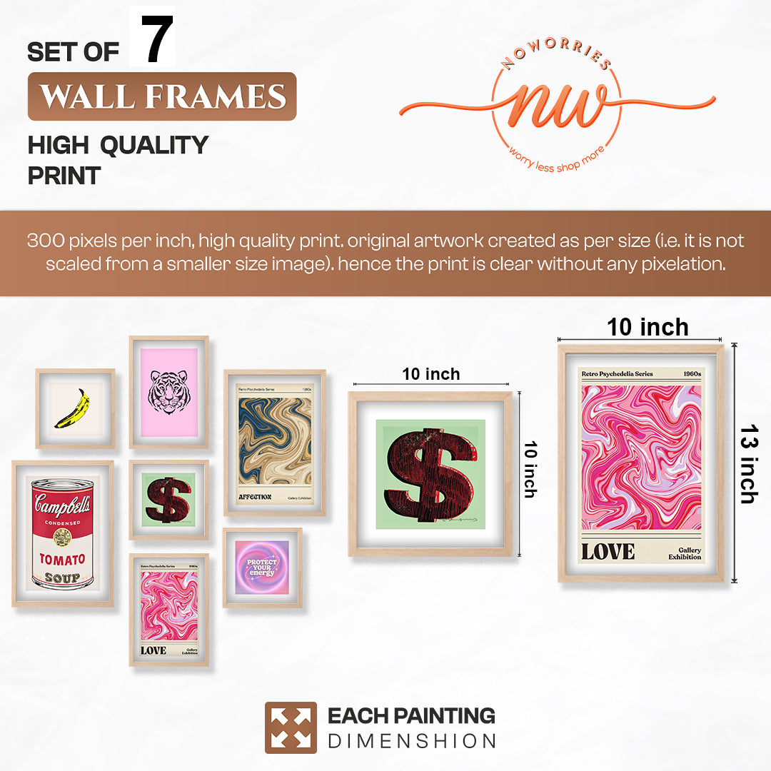 Creative Gallery Wall Set of 7