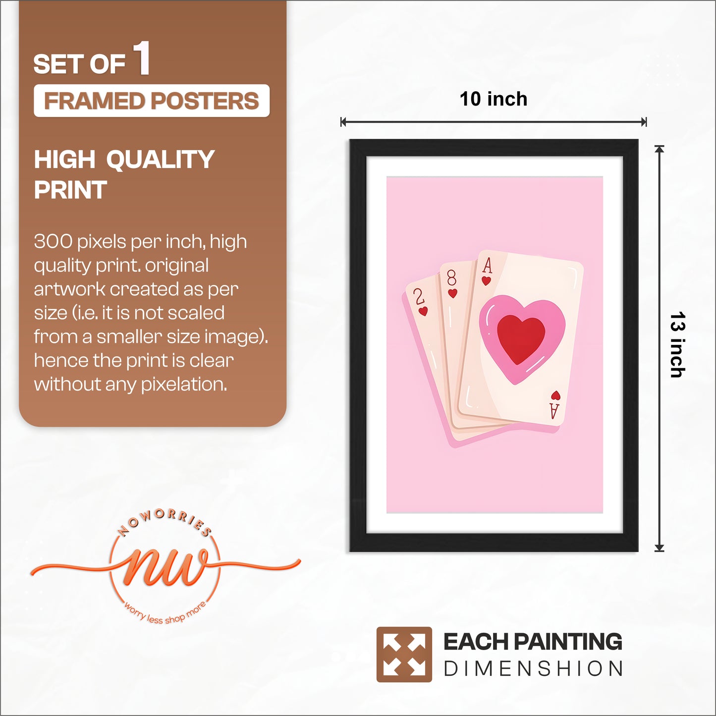 Love Cards wall Frame