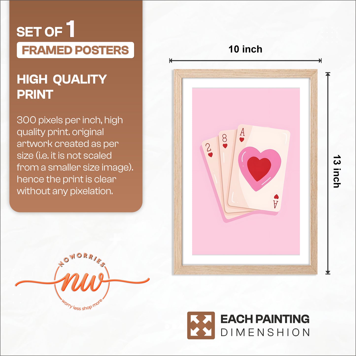Love Cards wall Frame