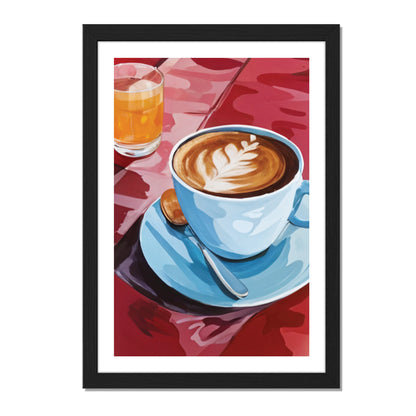 Morning Coffee Art Framed Poster Set of 1