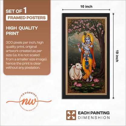 Divine Krishna Wall Frame