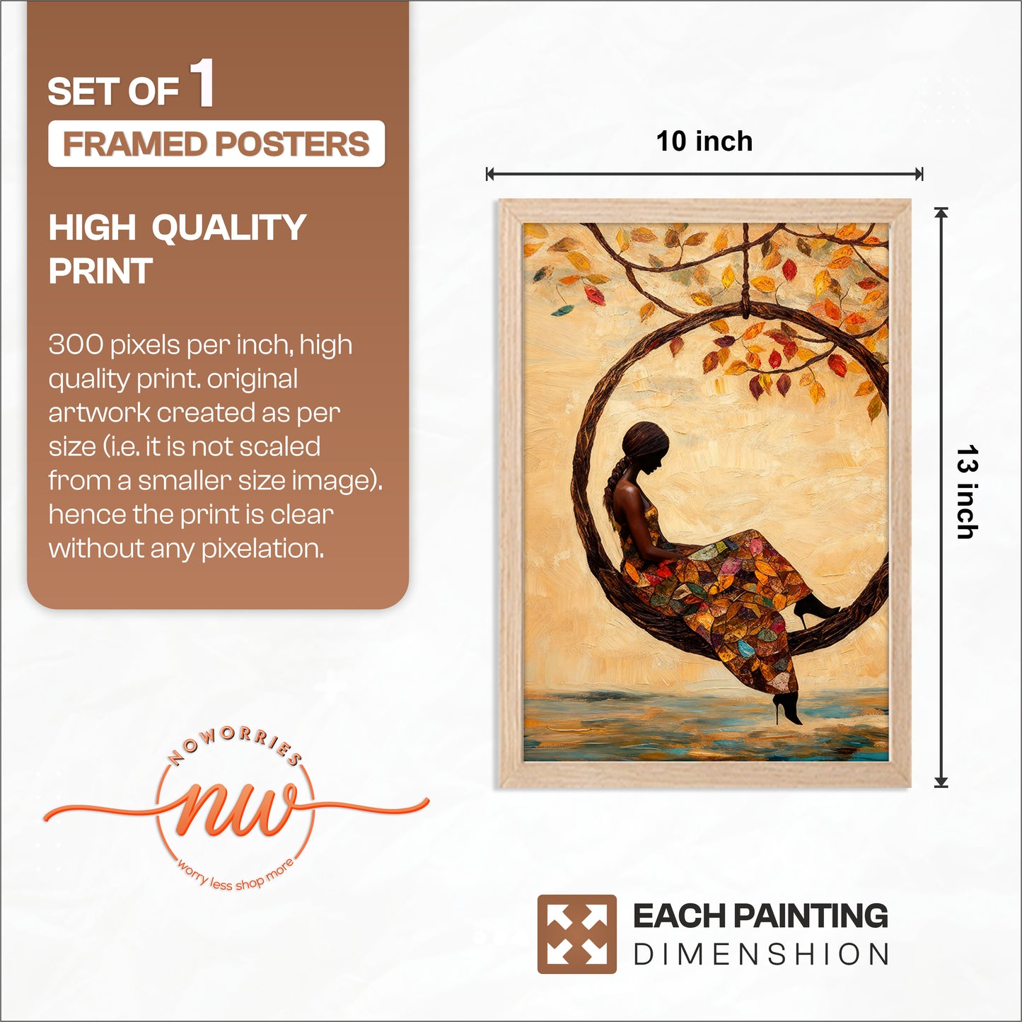 Autumn Dream Swing Wall Art