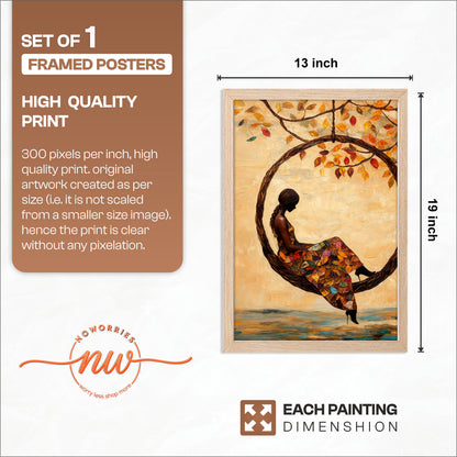Autumn Dream Swing Wall Art