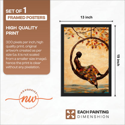Autumn Dream Swing Wall Art