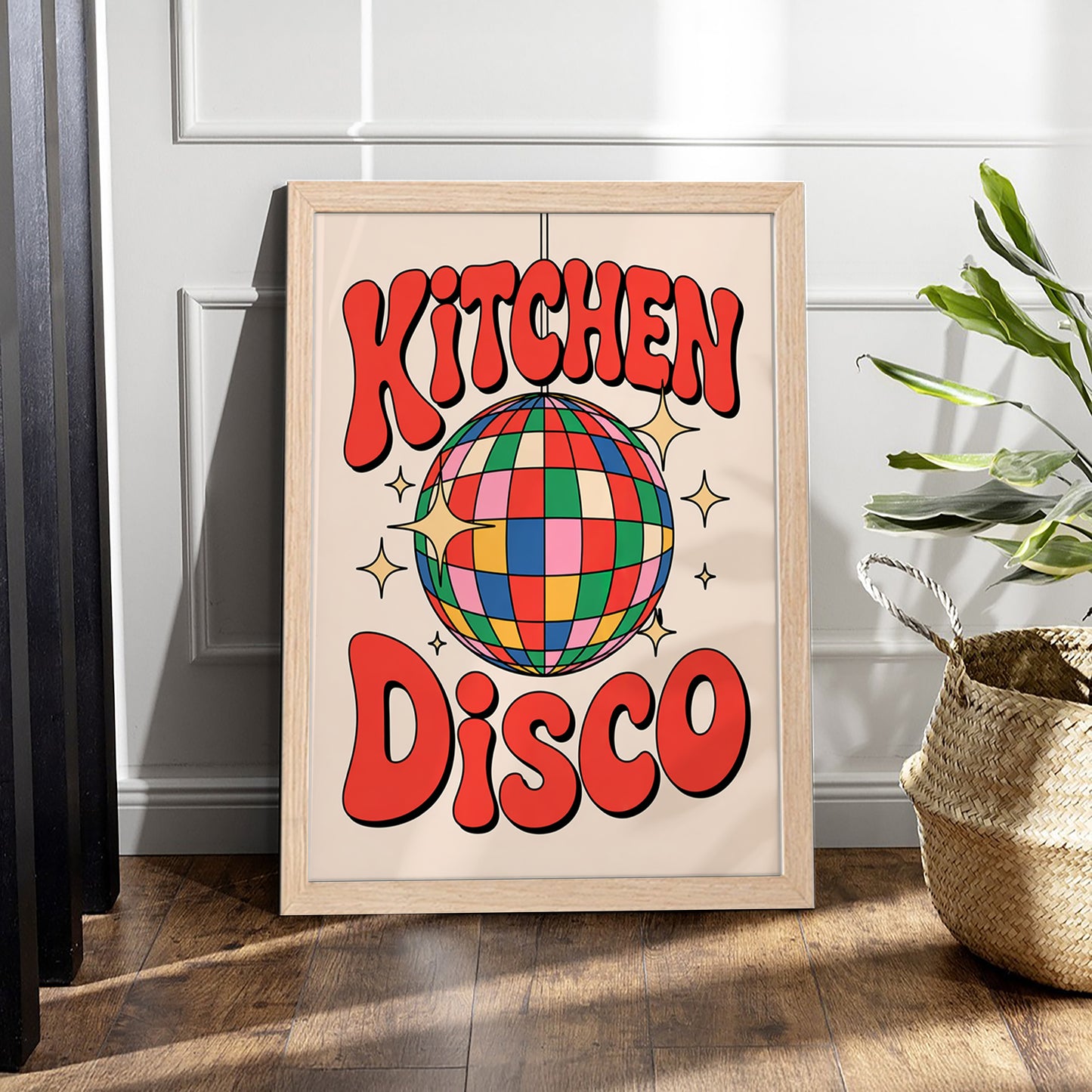 Kitchen Disco Wall Frame