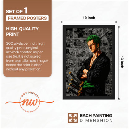 Zoro Anime Wall Poster