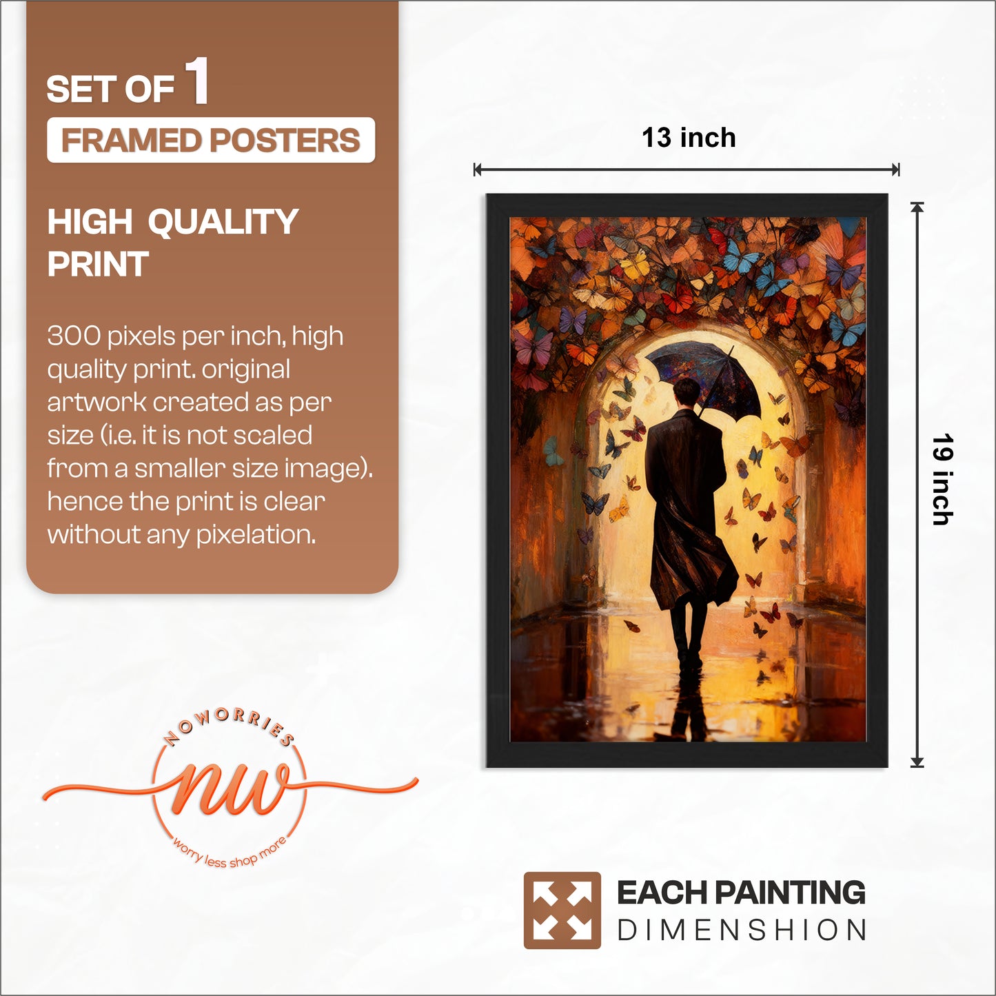 Butterfly Passage Wall Print