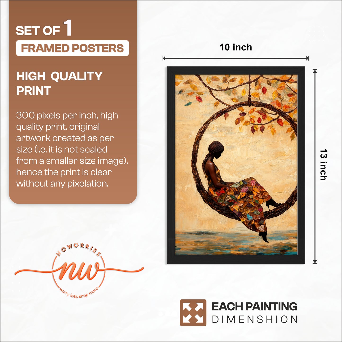 Autumn Dream Swing Wall Art