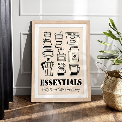 Coffee Essentials Artwork Frame Set of 1