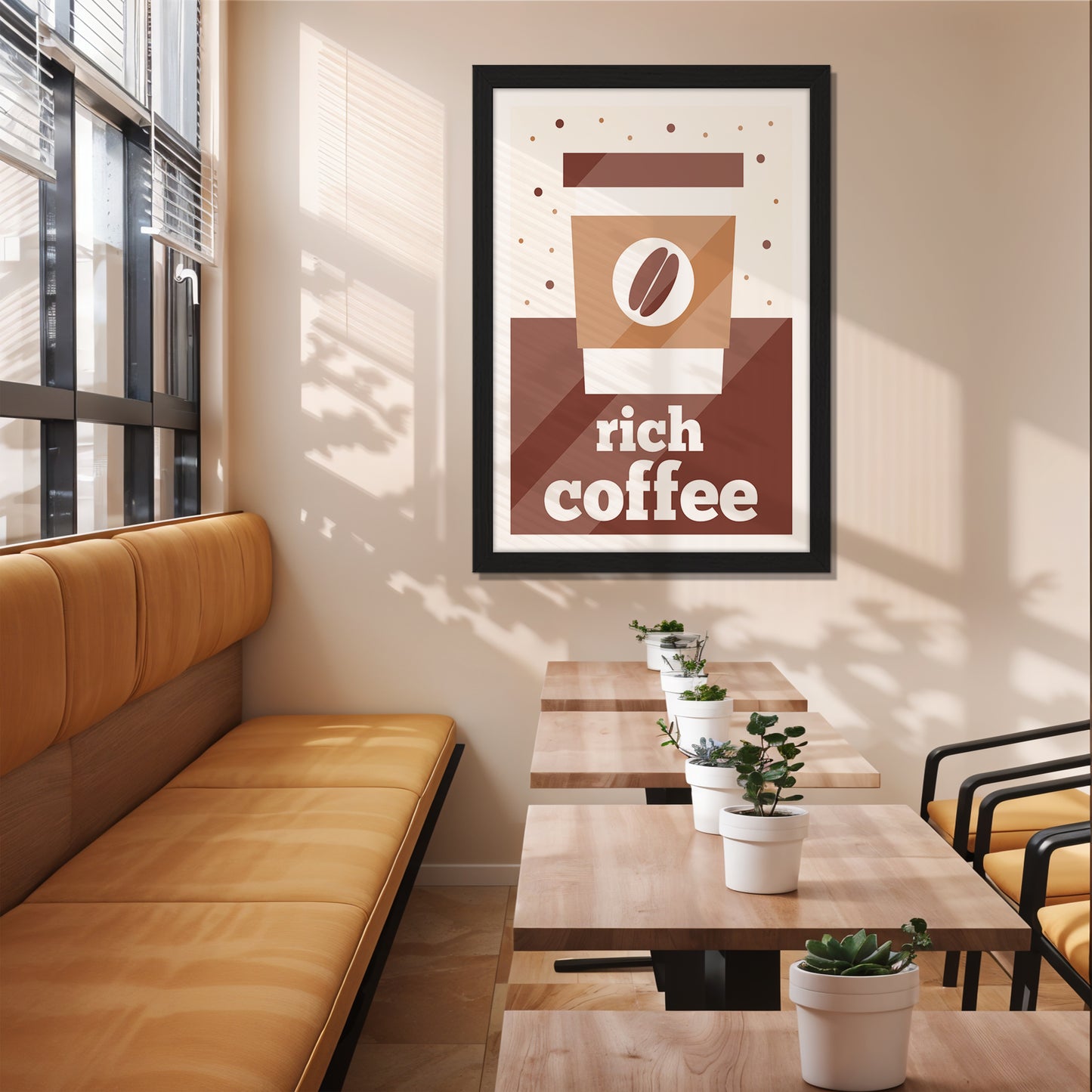 Rich Coffee Wall Frame