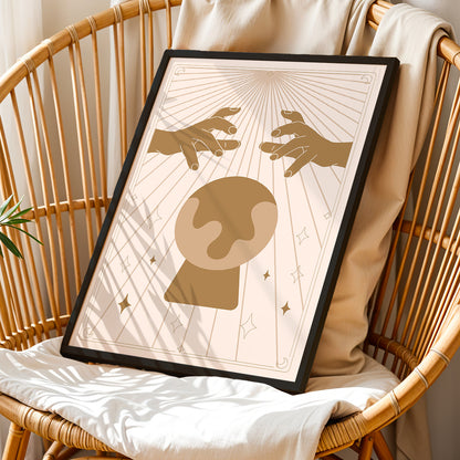 Mystic Crystal Ball Wall Art
