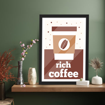 Rich Coffee Wall Frame