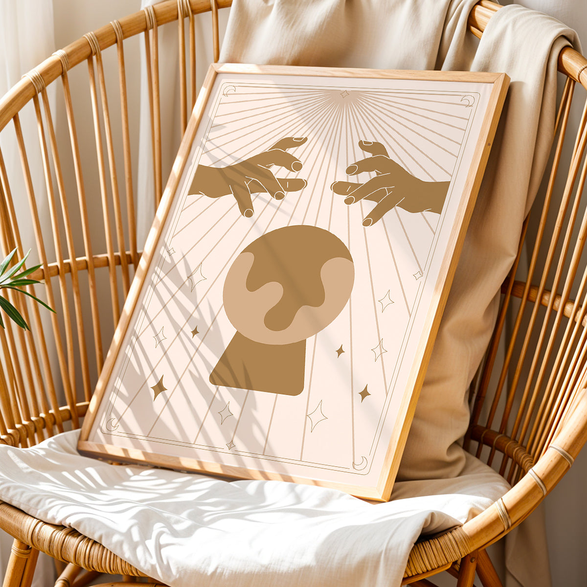 Mystic Crystal Ball Wall Art