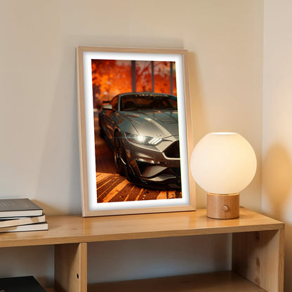 Mustang Close-Up Wall Frame