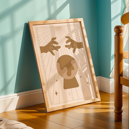 Mystic Crystal Ball Wall Art