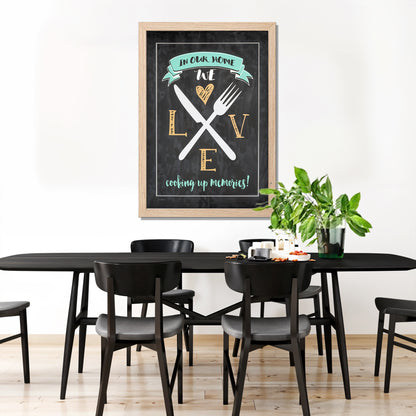Kitchen Love Wall Frame