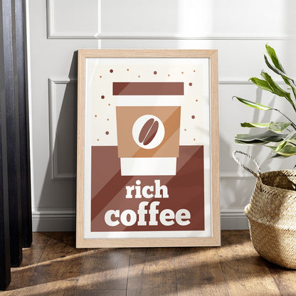 Rich Coffee Wall Frame