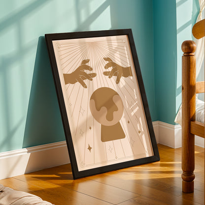 Mystic Crystal Ball Wall Art