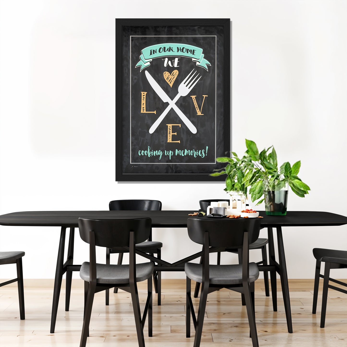 Kitchen Love Wall Frame