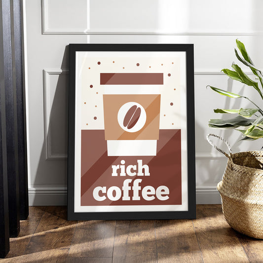 Rich Coffee Wall Frame