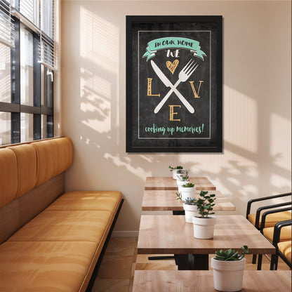 Kitchen Love Wall Frame