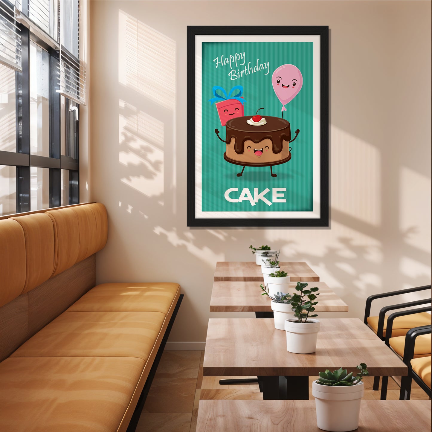 Birthday Cake Wall Frame