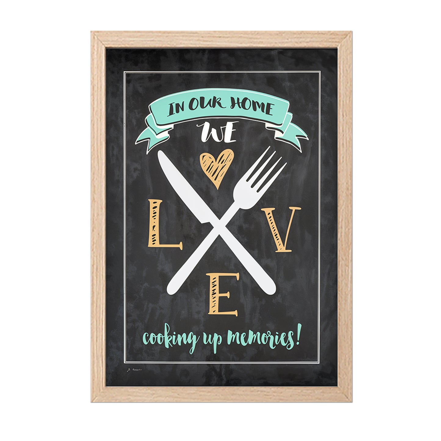Kitchen Love Wall Frame