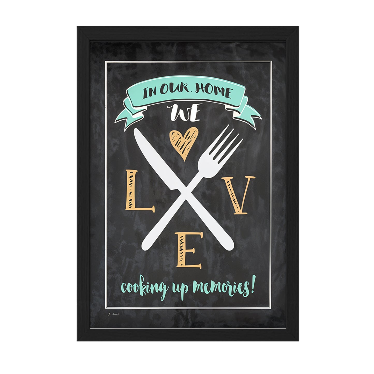 Kitchen Love Wall Frame