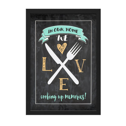 Kitchen Love Wall Frame