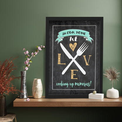 Kitchen Love Wall Frame