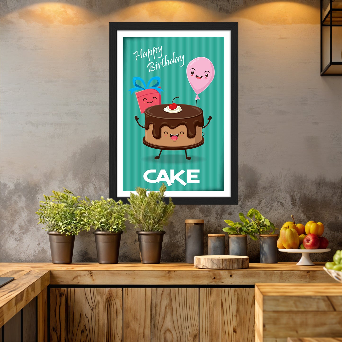 Birthday Cake Wall Frame