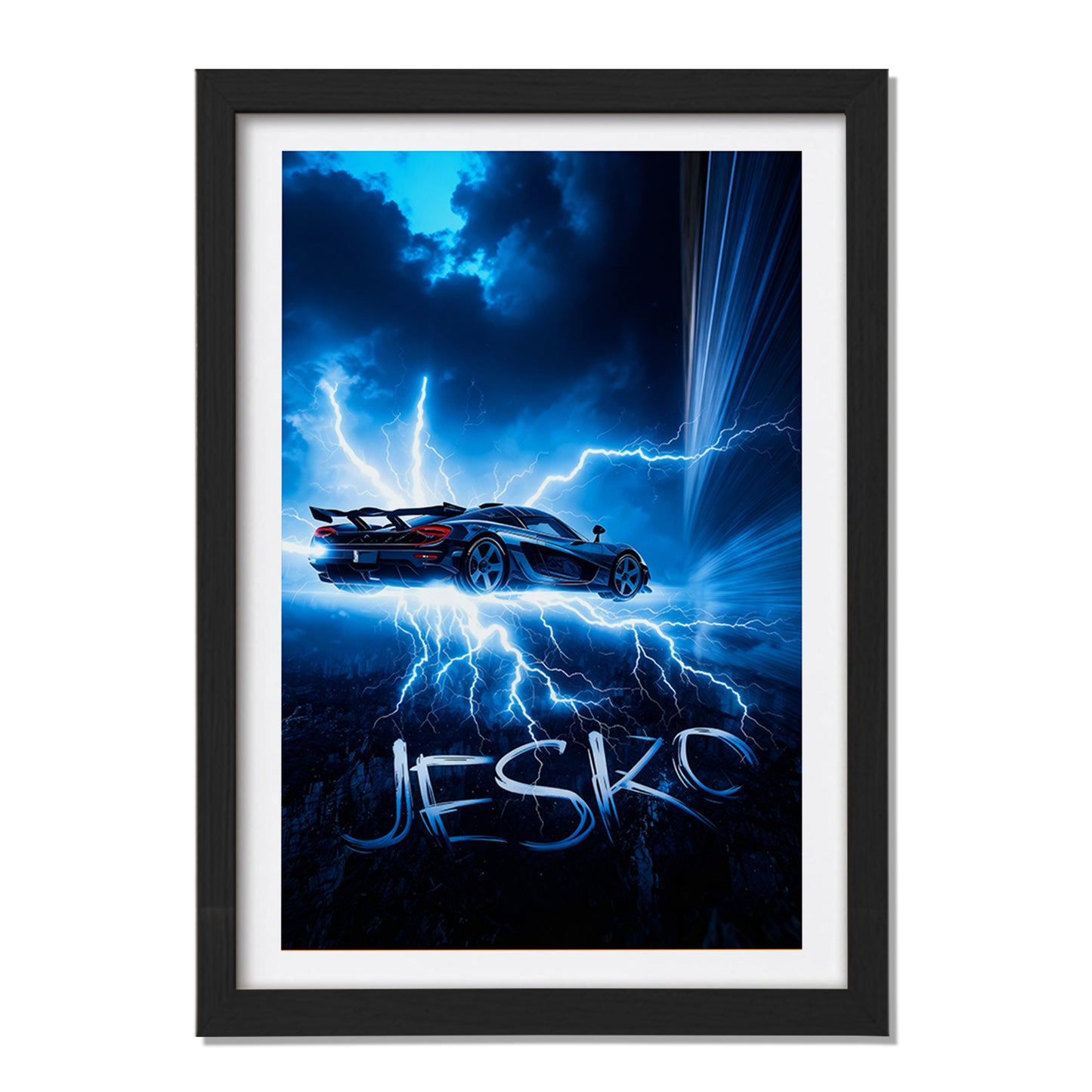Thunder Drift Car Wall Frame