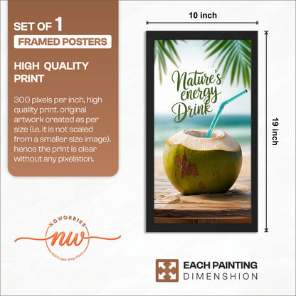 Coconut Drink Wall Art