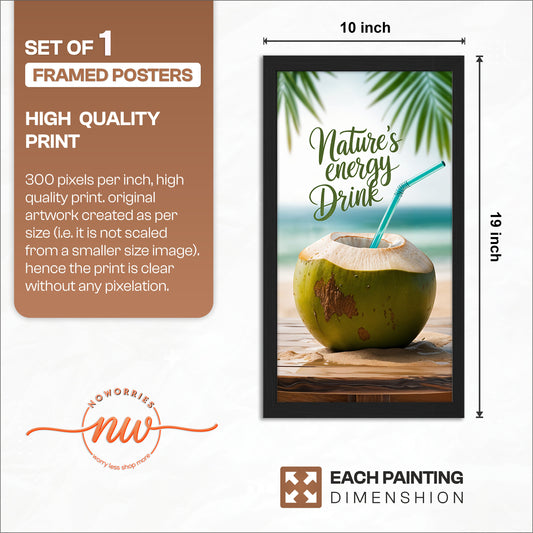 Coconut Drink Wall Art