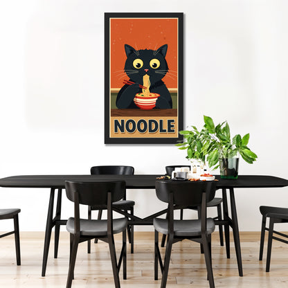 Cute Cat Noodle Poster