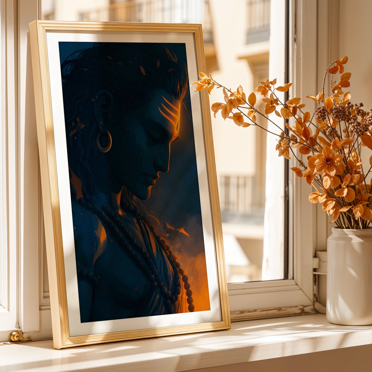 Mahadev Portrait Wall Frame